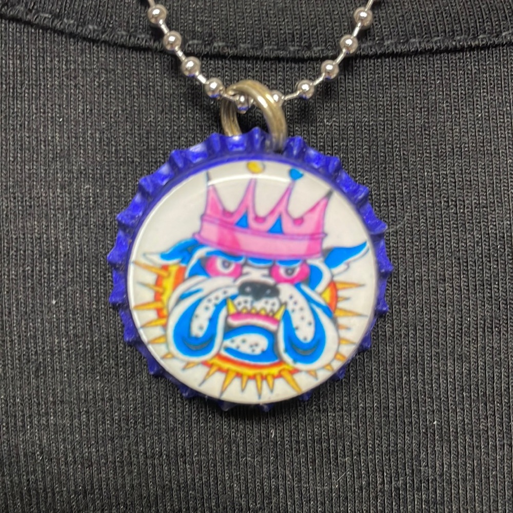King Bulldog BottleCap Necklace (9)